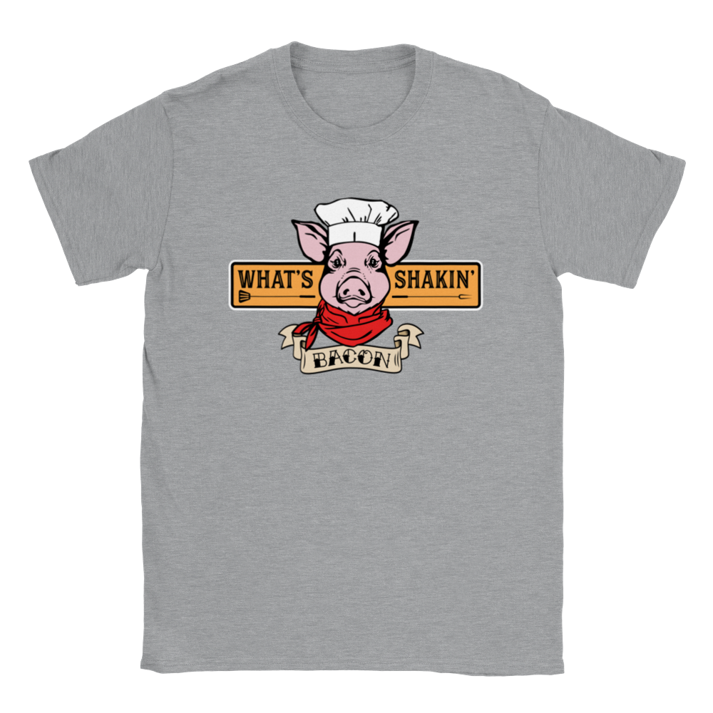What's Shakin' Bacon T-shirt - Mister Snarky's