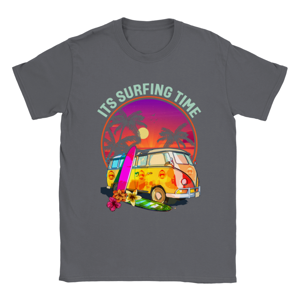 It's Surfing Time -  Unisex Crewneck T-shirt - Mister Snarky's