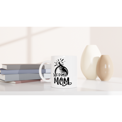 F-Bomb Mom - White 11oz Ceramic Mug - Mister Snarky's