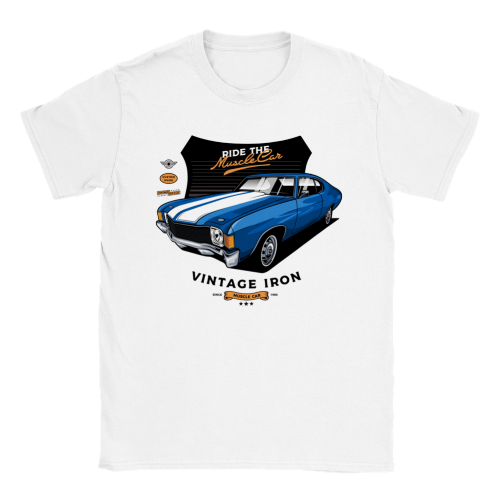 Classic 72 Chevelle - Vintage Iron - Unisex Crewneck T-shirt - Mister Snarky's