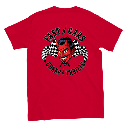 Fast Cars - Cheap Thrills - Classic Unisex Crewneck T-shirt - Mister Snarky's