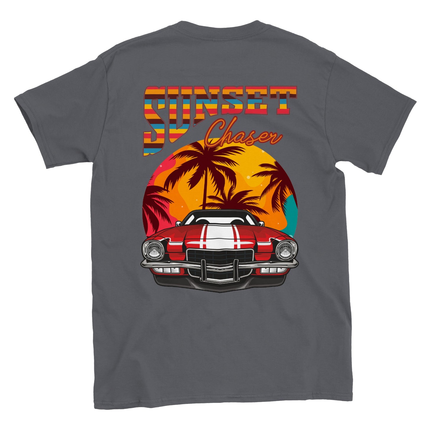 Sunset Chaser - Camaro - Classic Unisex Crewneck T-shirt - Mister Snarky's