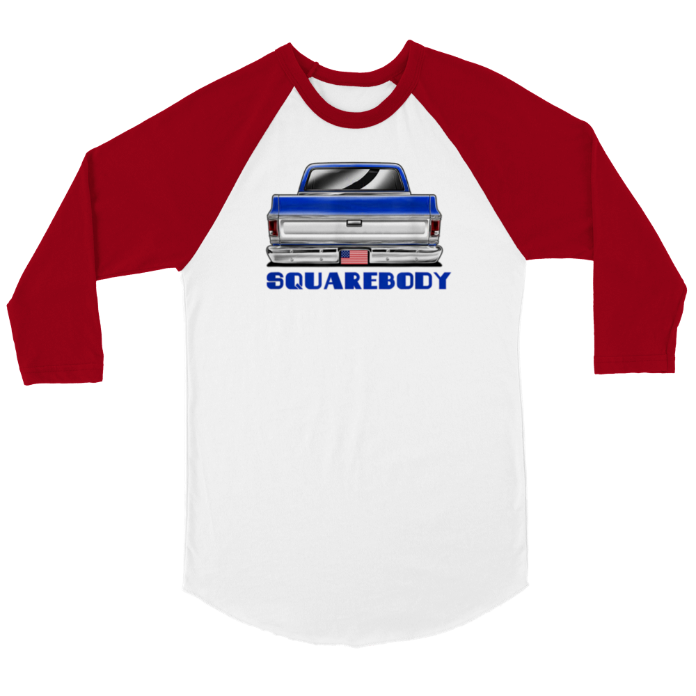 Chevy Squarebody C10 3/4 sleeve Raglan T-shirt - Mister Snarky's