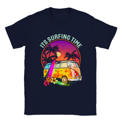 It's Surfing Time -  Unisex Crewneck T-shirt - Mister Snarky's