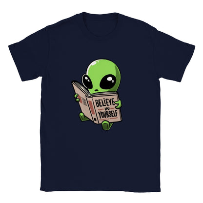 Believe in Yourself - Aliens - ET - UFO - Classic Unisex Crewneck T-shirt - Mister Snarky's