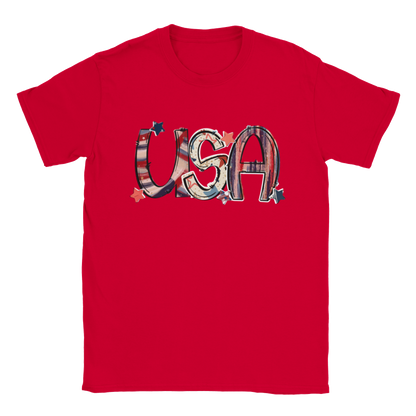 USA - Patriotic - Classic Unisex Crewneck T-shirt - Mister Snarky's