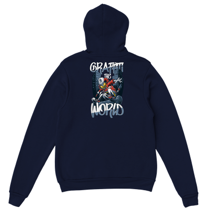 Graffiti the World - Classic Unisex Pullover Hoodie - Mister Snarky's