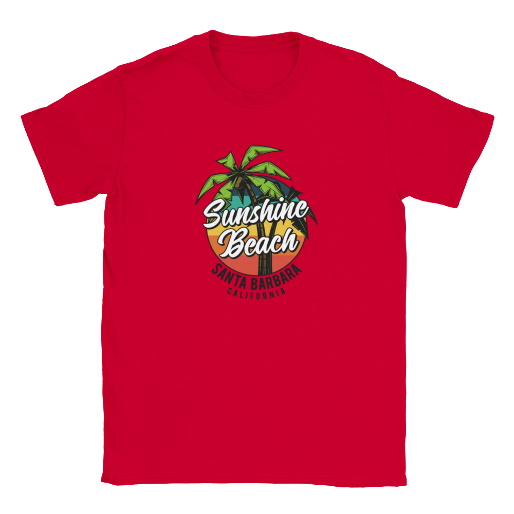 Sunshine Beach - Santa Barbara California - Classic Unisex Crewneck T-shirt - Mister Snarky's