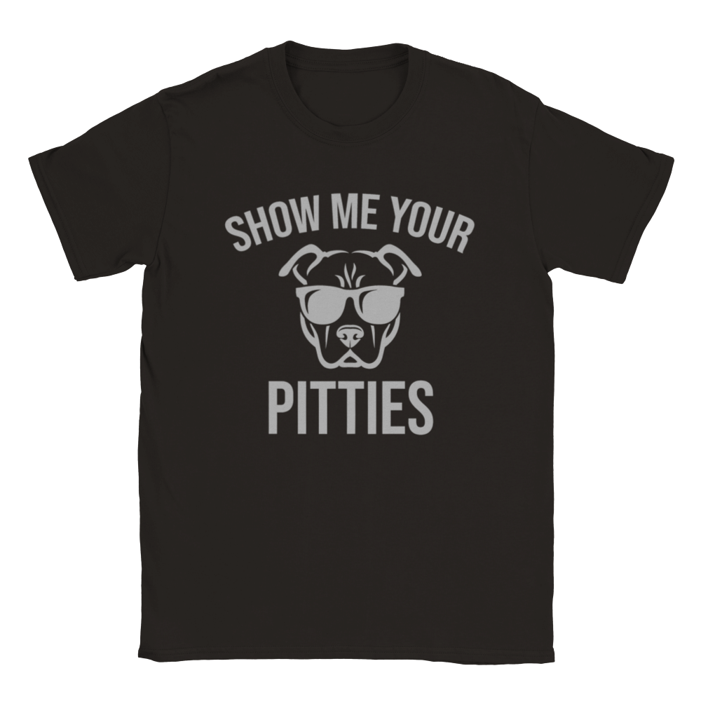 Show Me Your Pitties - Classic Unisex Crewneck T-shirt - Mister Snarky's