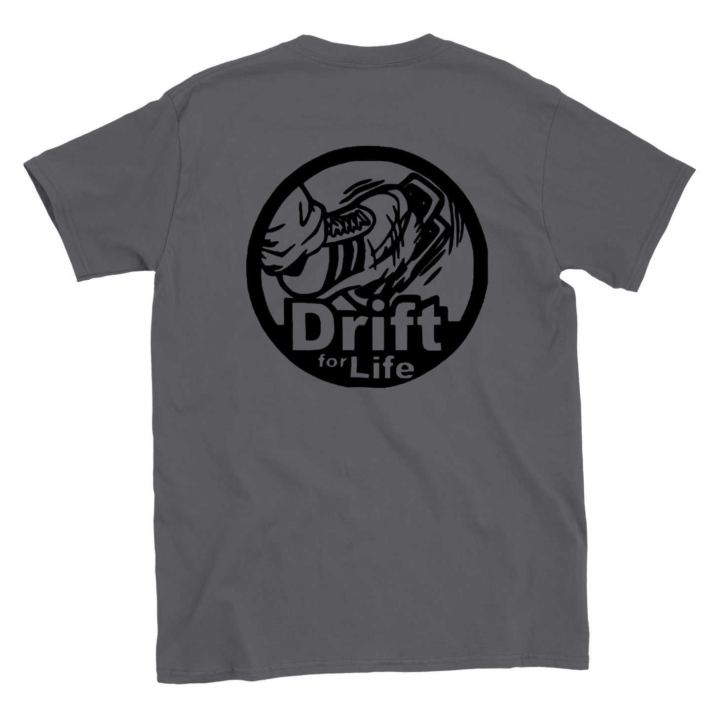 Drift for Life - JDM - Back Print - Classic Unisex Crewneck T-shirt - Mister Snarky's