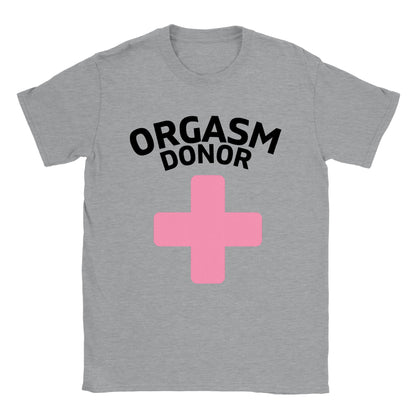 Orgasm Donor - Classic Unisex Crewneck T-shirt - Mister Snarky's
