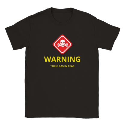 Warning Toxic Gas In Rear - Unisex Crewneck T-shirt - Mister Snarky's