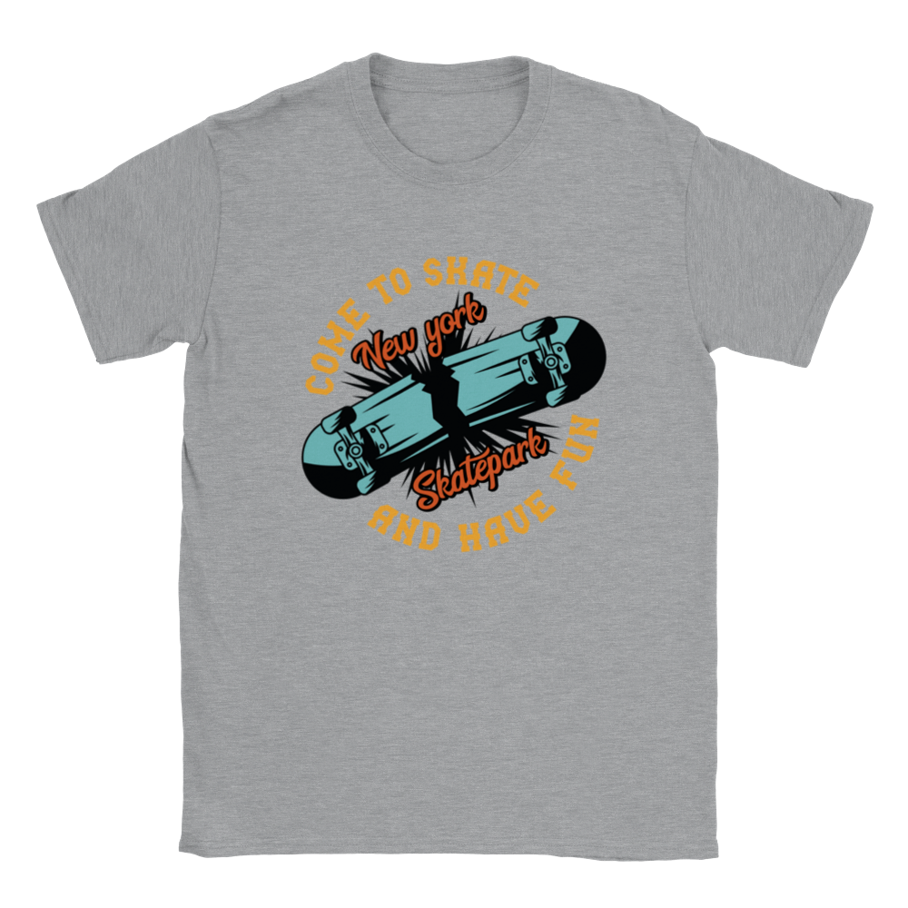 New York Skatepark - Come to Skate - Skateboard T-Shirt - Mister Snarky's