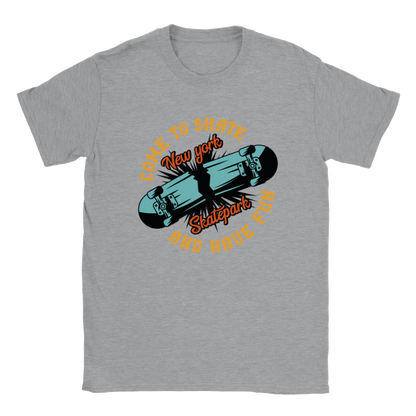 New York Skatepark - Come to Skate - Skateboard T-Shirt - Mister Snarky's