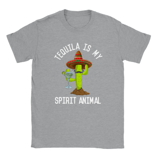 Tequila is My Spirit Animal - Unisex Crewneck T-shirt - Mister Snarky's