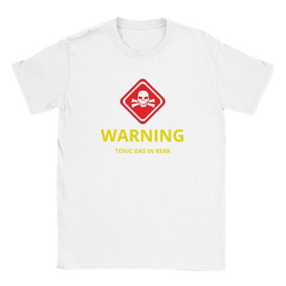 Warning Toxic Gas In Rear - Unisex Crewneck T-shirt - Mister Snarky's