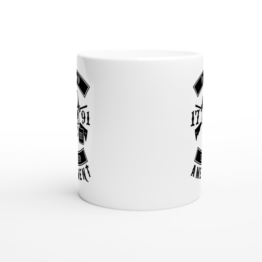 Defend the 2nd Amendment - White 11oz Ceramic Mug - Mister Snarky's