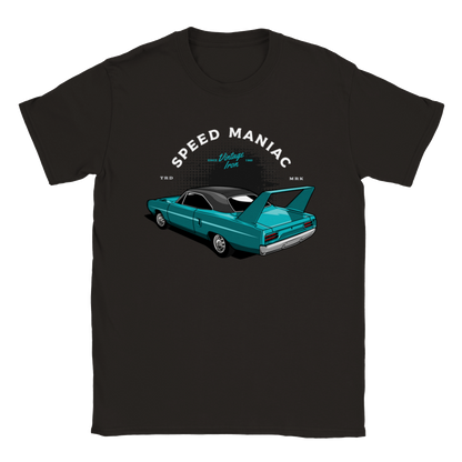 Plymouth Superbird - Speed Maniac Unisex Crewneck T-shirt - Mister Snarky's