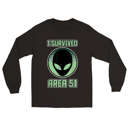 I Survived Area 51 - Long Sleeve T-shirt - Mister Snarky's