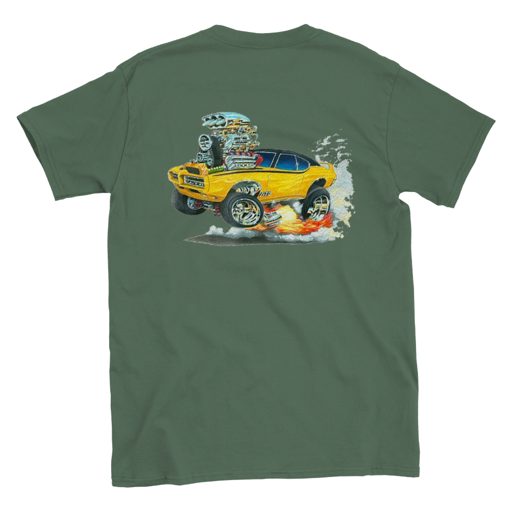 Cartoon Hot Rod GTO T-shirt - Mister Snarky's