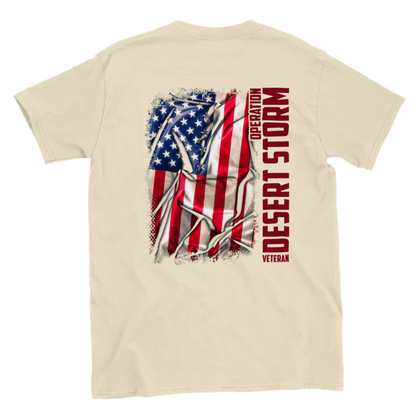 Operation Desert Storm Veteran - Classic Unisex Crewneck T-shirt - Mister Snarky's