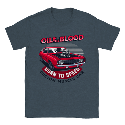 Classic Camaro - Oil in the Blood - Unisex Crewneck T-shirt - Mister Snarky's